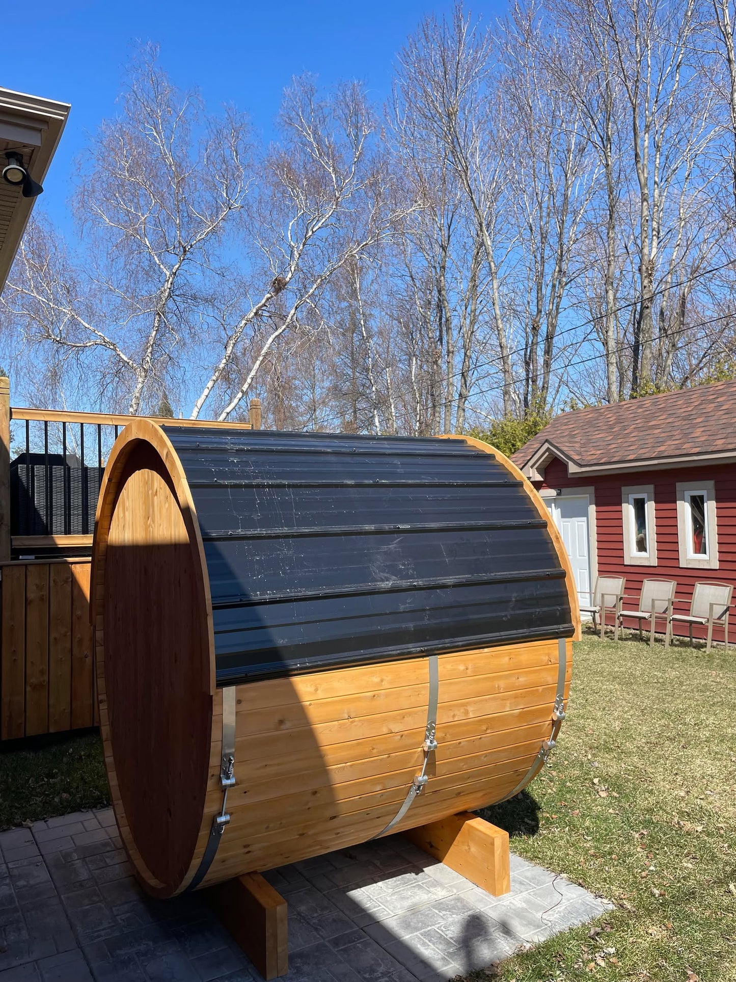 Sauna Baril 2-4 places (6'x5')