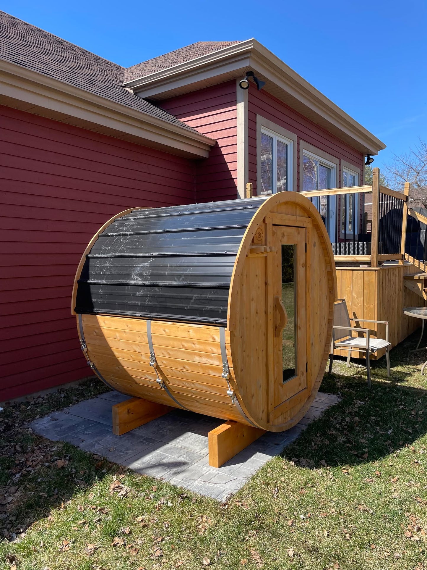 Sauna Baril 2-4 places (6'x5')