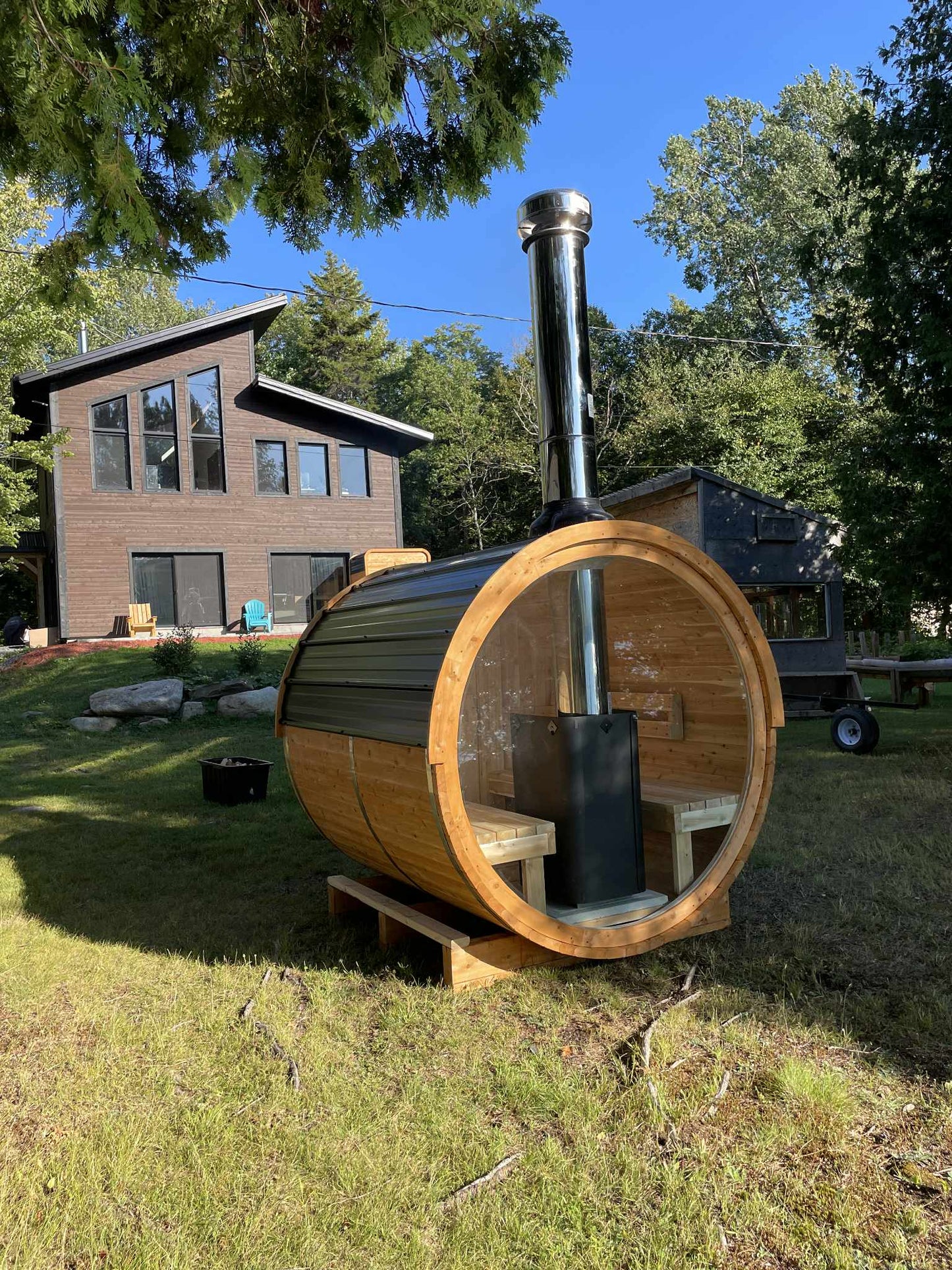 Sauna Baril 4 places (6'x6')