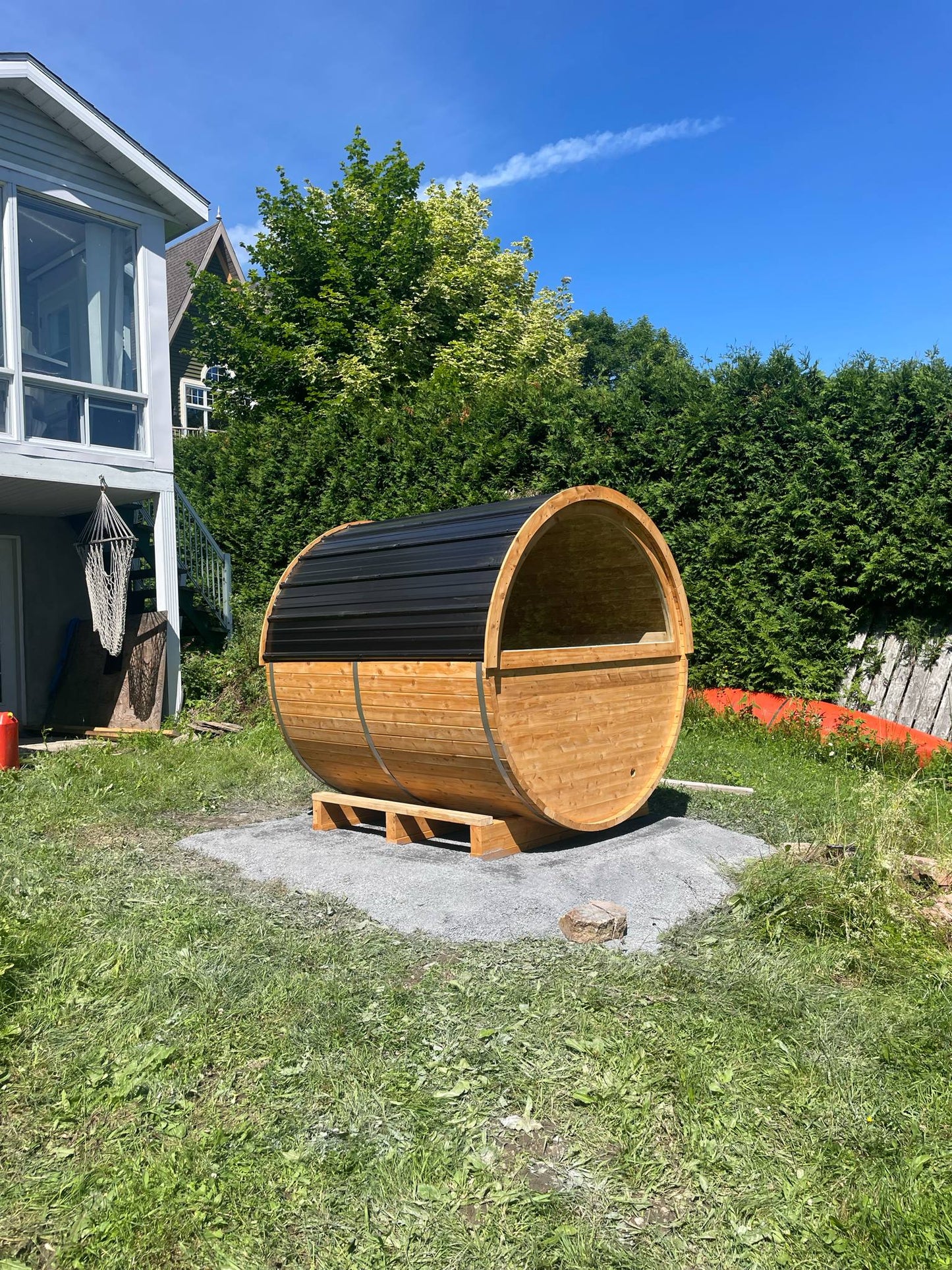 Sauna Baril 4 places (6'x6')