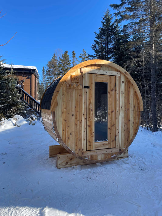Sauna Baril 2 places (6'x4')