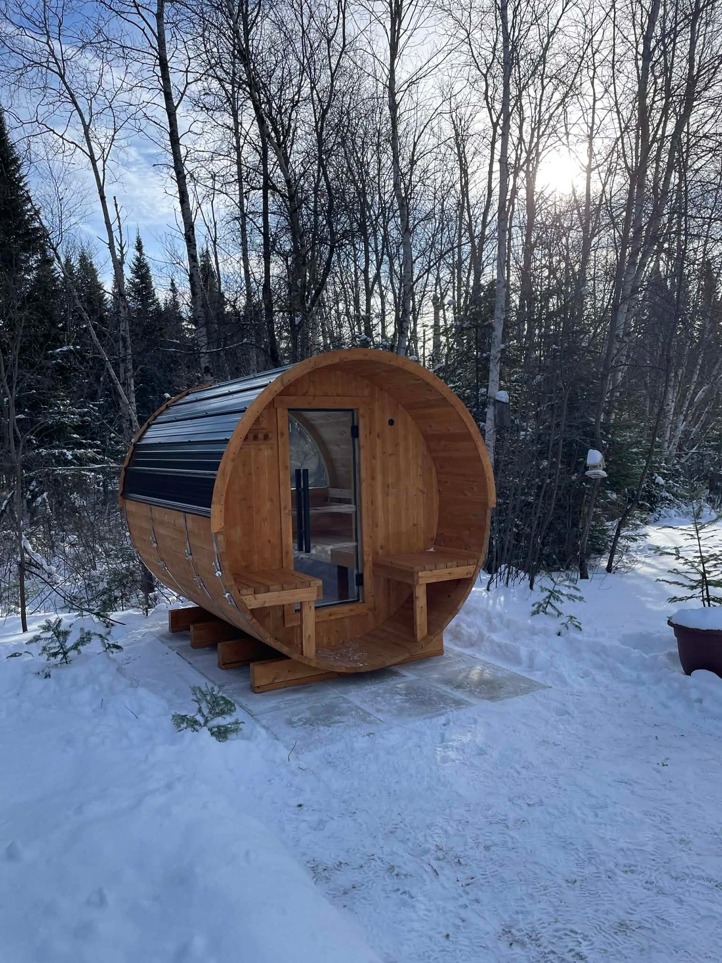 Sauna Baril 4-6 places (7'x8')